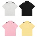 Striped Zippered Polo Shirt
