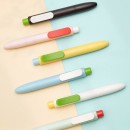 撞色胖胖按动中性笔