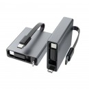 伸縮Type-C鋁合金60W快充數據線