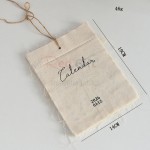 翻頁帆布日曆月曆