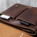 復古真皮公事電腦包