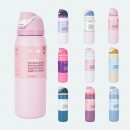 304 Stainless Steel Bounce Double Drink Large Capacity Portable Thermos Cup