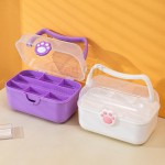 Cute Cat Paw Storage Suitcase