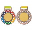 Colorful Flower Medal