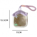 Plush small house transparent doll bag storage bag Plush small house transparent doll bag storage bag