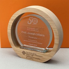 木質水晶座-香港理工大學