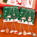 Christmas Metal Pendant Bookmark Christmas Metal Pendant Bookmark