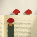 Mushroom Head PU Bookmark