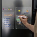 亞克力2mm手寫磁吸留言板冰箱貼