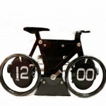 Retro European Bicycle-shaped Flip Clock