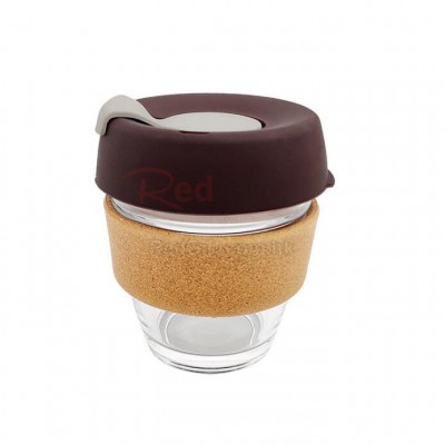 Cork Silicone Glass Coffee Cup