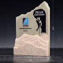 Creative Peak-top Marble Crystal Trophy