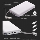 8000mah Powerbank with In-Built Type C / Micro / Lightning