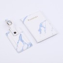 PU Luggage Tag and Passport Case Gift Set