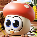 Eye-popping vegetable squeeze stress-relief toy