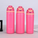 304 Stainless Steel Bounce Double Drink Large Capacity Portable Thermos Cup