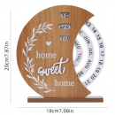 木質桌面日曆萬年曆