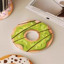 甜甜圈圓形矽藻泥杯墊