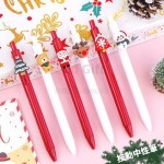 Christmas Press Plastic Pen