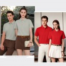Jacquard Cotton Seamless Solid Color Polo Shirt