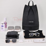 Waterproof backpack with separate wet and dry compartments