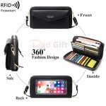 PU Wallet With Touch Phone Bag