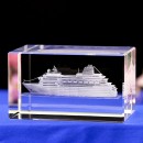 3D內雕遊輪水晶 3D內雕遊輪水晶