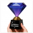 鑽石水晶金屬獎座 鑽石水晶金屬獎座