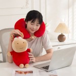 馬年u型枕抱枕頸枕二合一