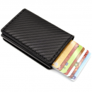 Automatically ejecting RFID card wallet