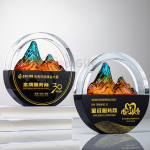 水晶奖座