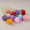 Bouquet of pipe cleaner carnations and tulips