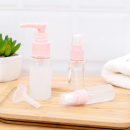 Portable travel empty bottle set