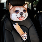 Car neck pillow, headrest/safety shoulder pad