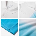 Gradient Colors Printed Polo Shirt