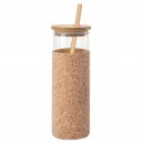 16OZ Eidy Bamboo Lids Glass Bottle