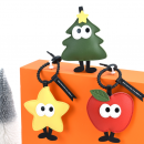 PU Christmas Keychain Pendant