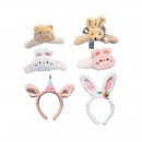 Custom plush hair hoops available
