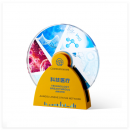 Creative Metal Rotating Crystal Trophy Creative Metal Rotating Crystal Trophy