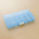 Small 15-Grid Plastic Jewelry Box