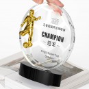 FootBall Crystal Trophy