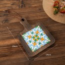 陶瓷實木杯墊隔熱墊 陶瓷實木杯墊隔熱墊