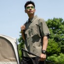 Japanese-style Cooling Ice Silk Short-sleeved Polo Shirt