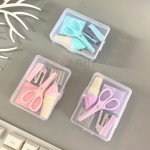 迷你马卡龙色文具套装