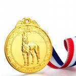 Horse Racing Metal Medal