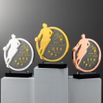 Basketball Crystal Trophy