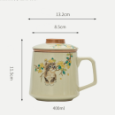 陶瓷可过滤泡茶杯