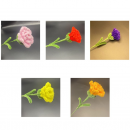 Pipe cleaner carnation bouquet