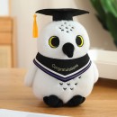 Graduation puppy plush toy