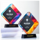 Crystal Marble Trophy